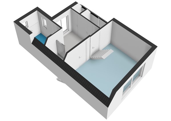 Floor plan - Kerkstraat 46A, 1017 GM Amsterdam 